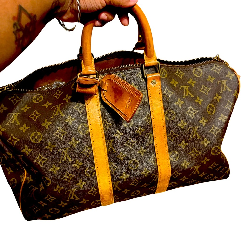 AUTHENTIC EUC LOUIS VUITTON KEEP- ALL 45